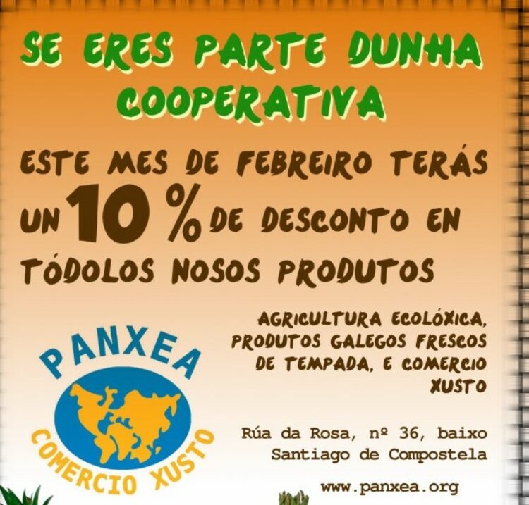 En Panxea mes das cooperativas, teredes descontos