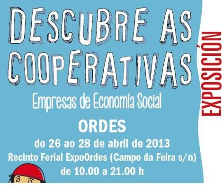 Exposición «Descubre as cooperativas» en la Feira ExpoOrdes, del 26 al 28 de abril