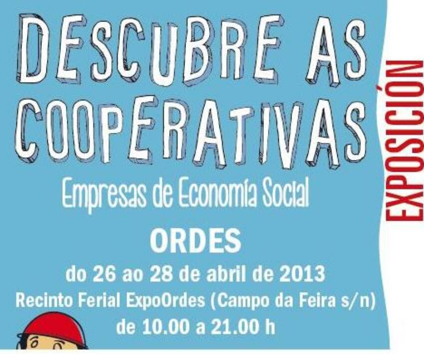 Exposición “Descubre as cooperativas” en Feira ExpoOrdes, do 26 ao 28 de abril