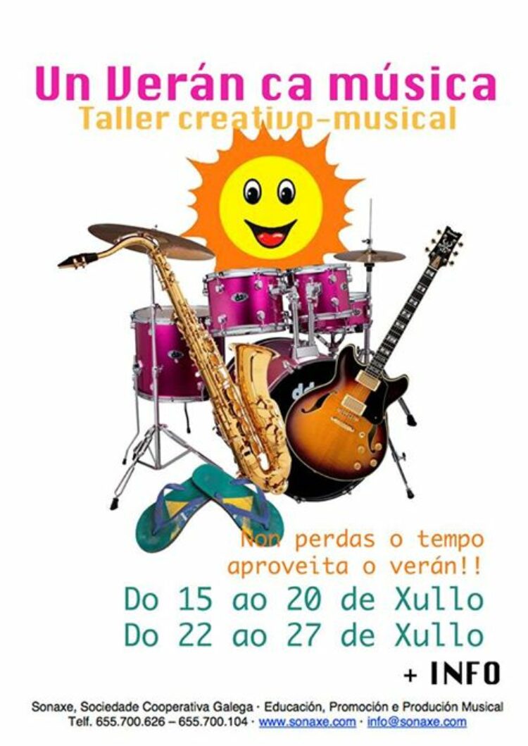 Talleres creativo – musicais da cooperativa Sonaxe
