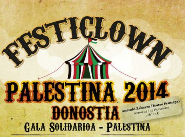 Culturactiva celebra a Gala Solidaria por Palestina – 29/11/13 San Sebastián