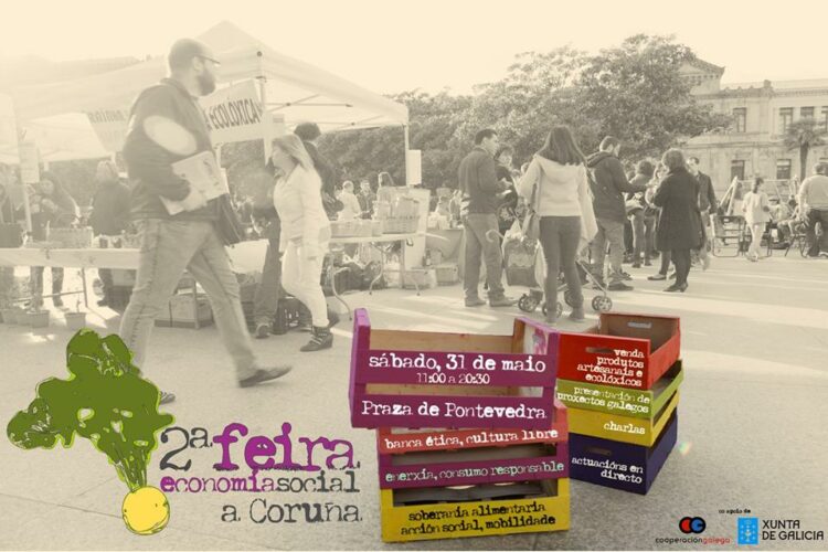 Feira de Economía Social o 31 de maio na Coruña