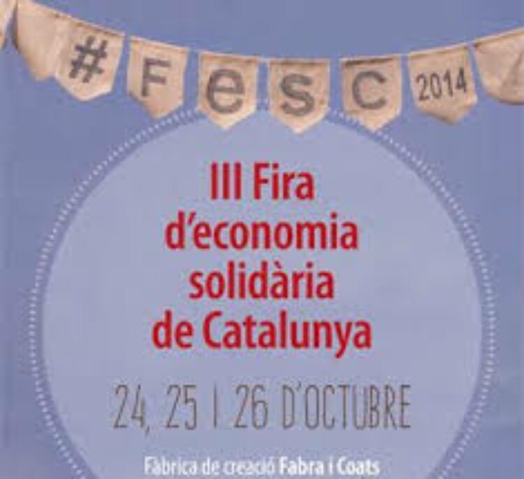 III Feira da economía solidaria de Cataluña: 24, 25 e 26 de outubro