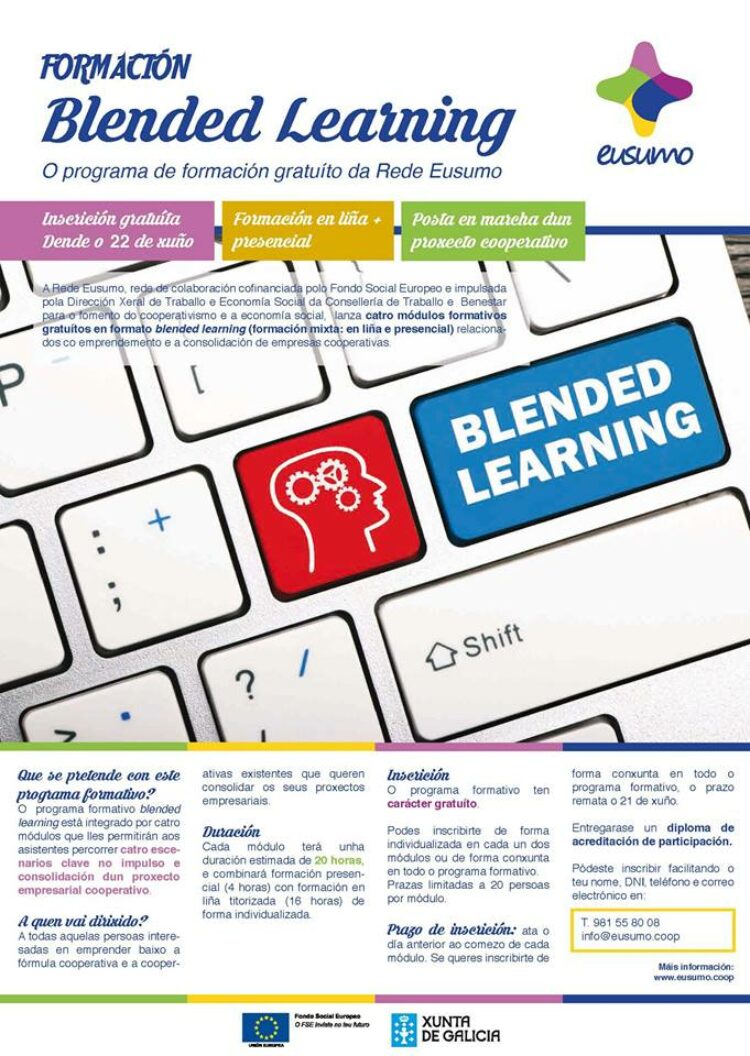 Programa formativo blended learning da REDE EUSUMO