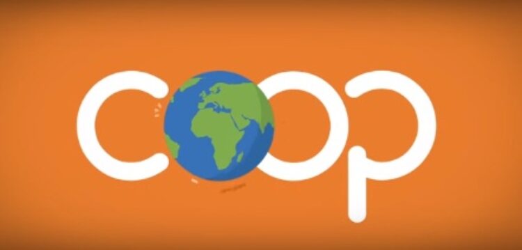 Emprega o distintivo do dominio .coop