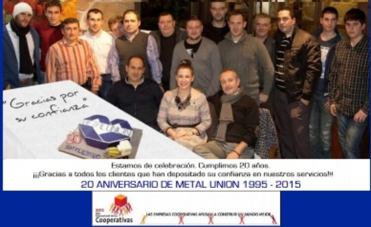 La cooperativa Metal Unión celebra su 20 aniversario