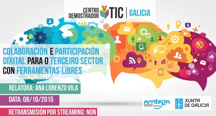 Colaboración y Participación Digital para el Tercer Sector con Herramientas Libres | Imparte: la cooperativa Cidadanía| 08/10/15