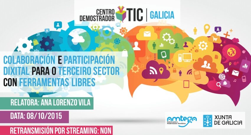 Colaboración y Participación Digital para el Tercer Sector con Herramientas Libres | Imparte: la cooperativa Cidadanía| 08/10/15