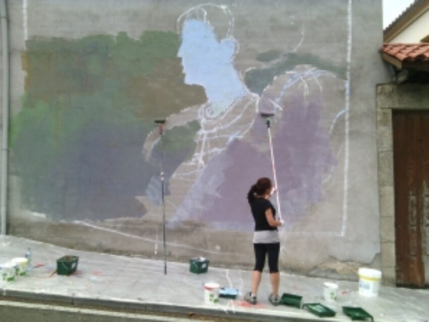 Cestola na Cachola pintará murales en la Ribeira Sacra