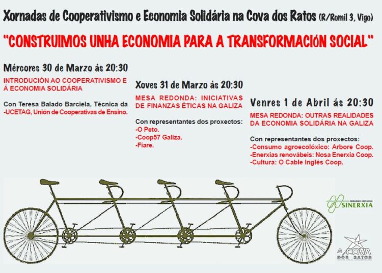Jornadas de cooperativismo y economía solidaria| Vigo 30 de marzo – 1 de abril
