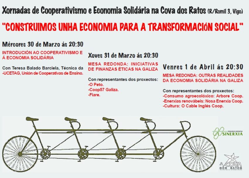 Jornadas de cooperativismo y economía solidaria| Vigo 30 de marzo – 1 de abril