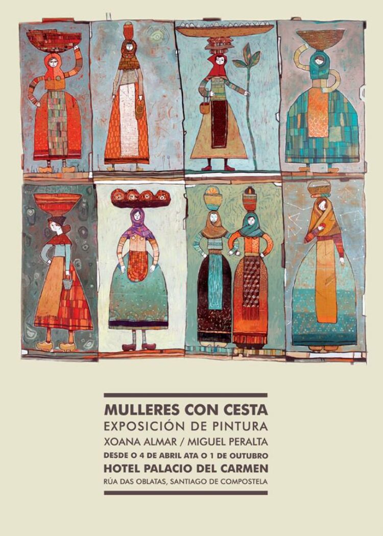 Exposición de pintura «Mujeres con cesta», promueve Cestola na Cachola