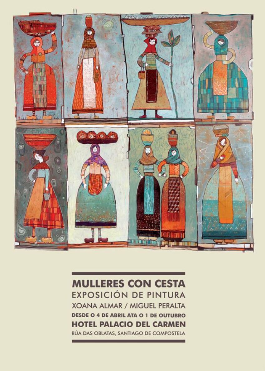 Exposición de pintura «Mujeres con cesta», promueve Cestola na Cachola