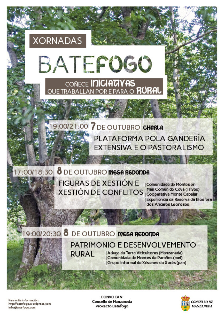 Jornadas Batefogo: Conoce iniciativas por y para el rural