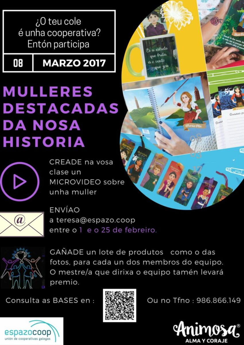 «Mujeres destacadas de nuestra historia» | Certamen de micro vídeos en cooperativas de enseñanza