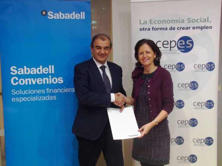 CEPES y Banco Sabadell firman un acuerdo para financiar a empresas de Economía Social
