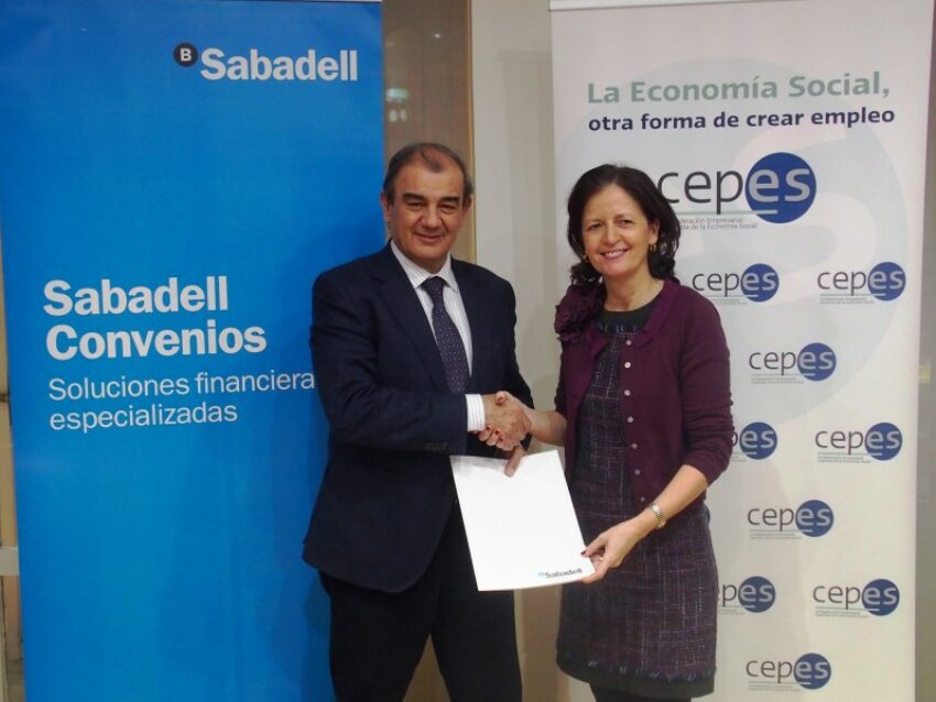 CEPES y Banco Sabadell firman un acuerdo para financiar a empresas de Economía Social