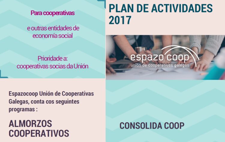 Demanda a Espazocoop los servicios 2017 destinados a cooperativas