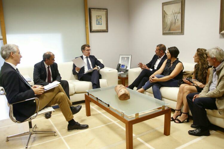 Espazocoop se reunión con el Presidente de la Xunta y trasalada la importancia del cooperativismo en Galicia