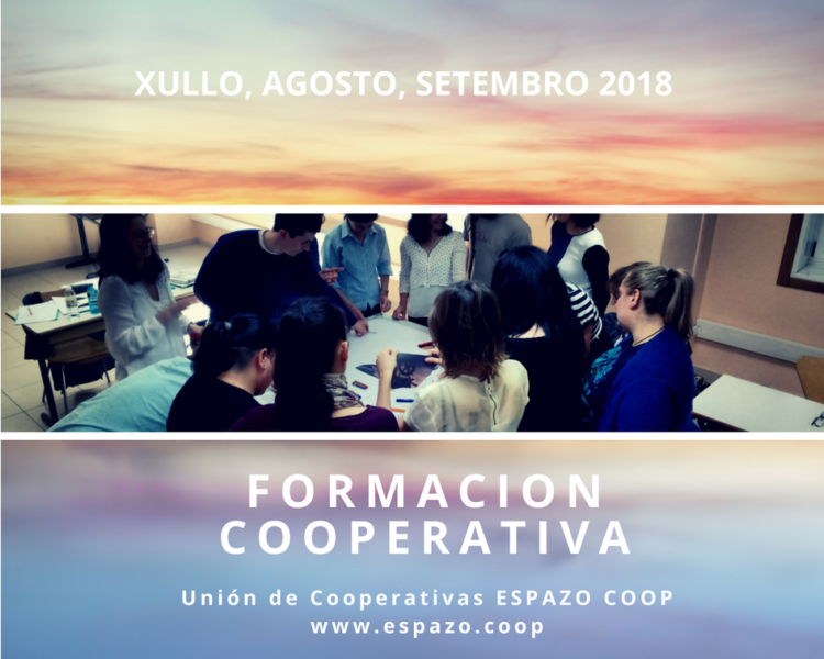 Formación cooperativa – xullo, agosto, setembro | EspazoCoop | Presencial