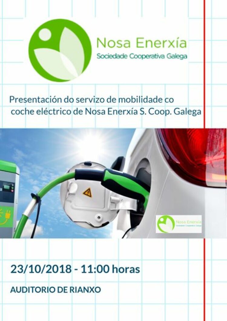 La cooperativa NOSA ENERXÍA presenta el nuevo servicio de movilidad con el coche eléctrico en Galicia