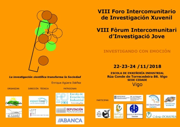 8º Foro Intercomunitario de Investigación Juvenil | 22, 23, y 24 de noviembre, Vigo