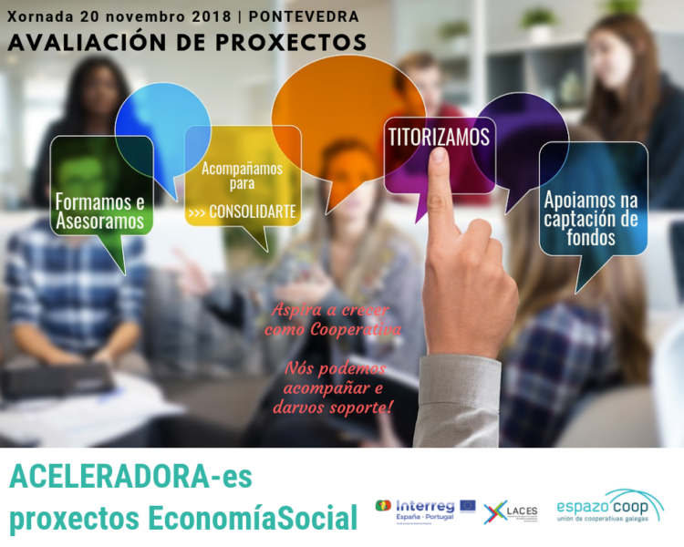 Jornada: ‘Evaluación de Proyectos de Economía Social’ [ Aceleradora Laces ] | 20 noviembre, Pontevedra