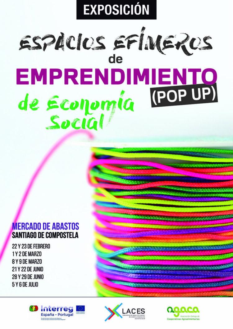 Programa de ‘Espacios Efímeros de Emprendimiento (POP UP)’ | Convoca: Agaca, plazo 3/febrero