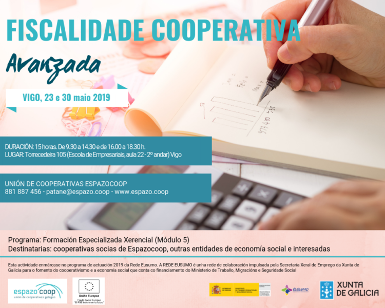 Materiais Formación en Fiscalidade Cooperativa Avanzada | Vigo | Maio 2019