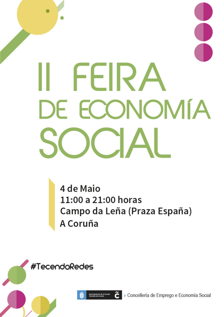 El sábado 4 de mayo se celebra la Feria de Economía Social de A Coruña