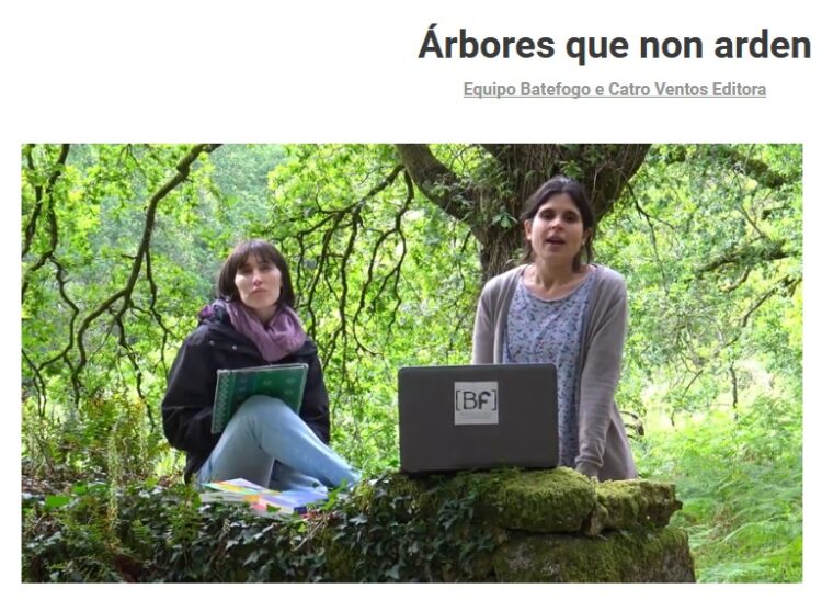 Campaña en Goteo de Catro Ventos y Batefogo |  Mecenazgo del Libro ‘Árboles que no arden. Las mujeres en la prevención de incencios forestales’