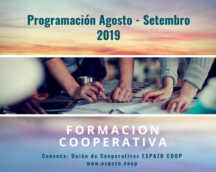 Talleres en agosto y septiembre 2019 | Unión de Cooperativas EspazoCoop