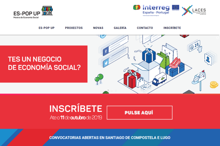 Pop Ups: Espazos Efímeros de Emprendimiento en la Economía Social | Lugo e Santiago
