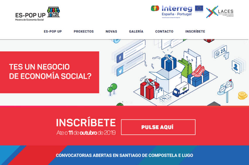Pop Ups: Espazos Efímeros de Emprendimiento en la Economía Social | Lugo e Santiago
