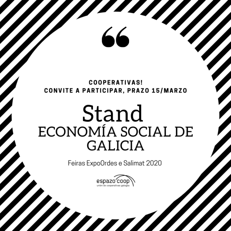 EXPOORDES – SALIMAT | Aberta a inscrición! a participar no Stand conxunto da economía social, ata 15/Marzo
