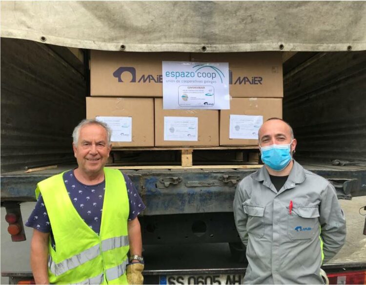 Tenemos a disposición 1.000 pantallas protectoras | Donación de la cooperativa MAIER |