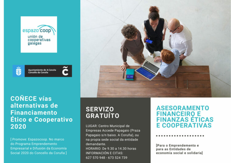 Servizo Asesoramento Financeiro e Finanzas Éticas e Cooperativas 2020 | A Coruña